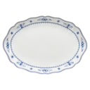 Costa Nova Vila Large Oval Plate/Platter - White/Blue
