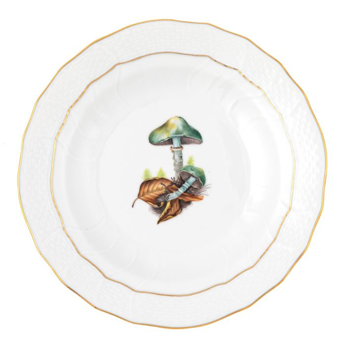 Herend Mushroom Luncheon Plate - Motif #6