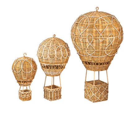 Juliska Rattan 14” Hot Air Balloon