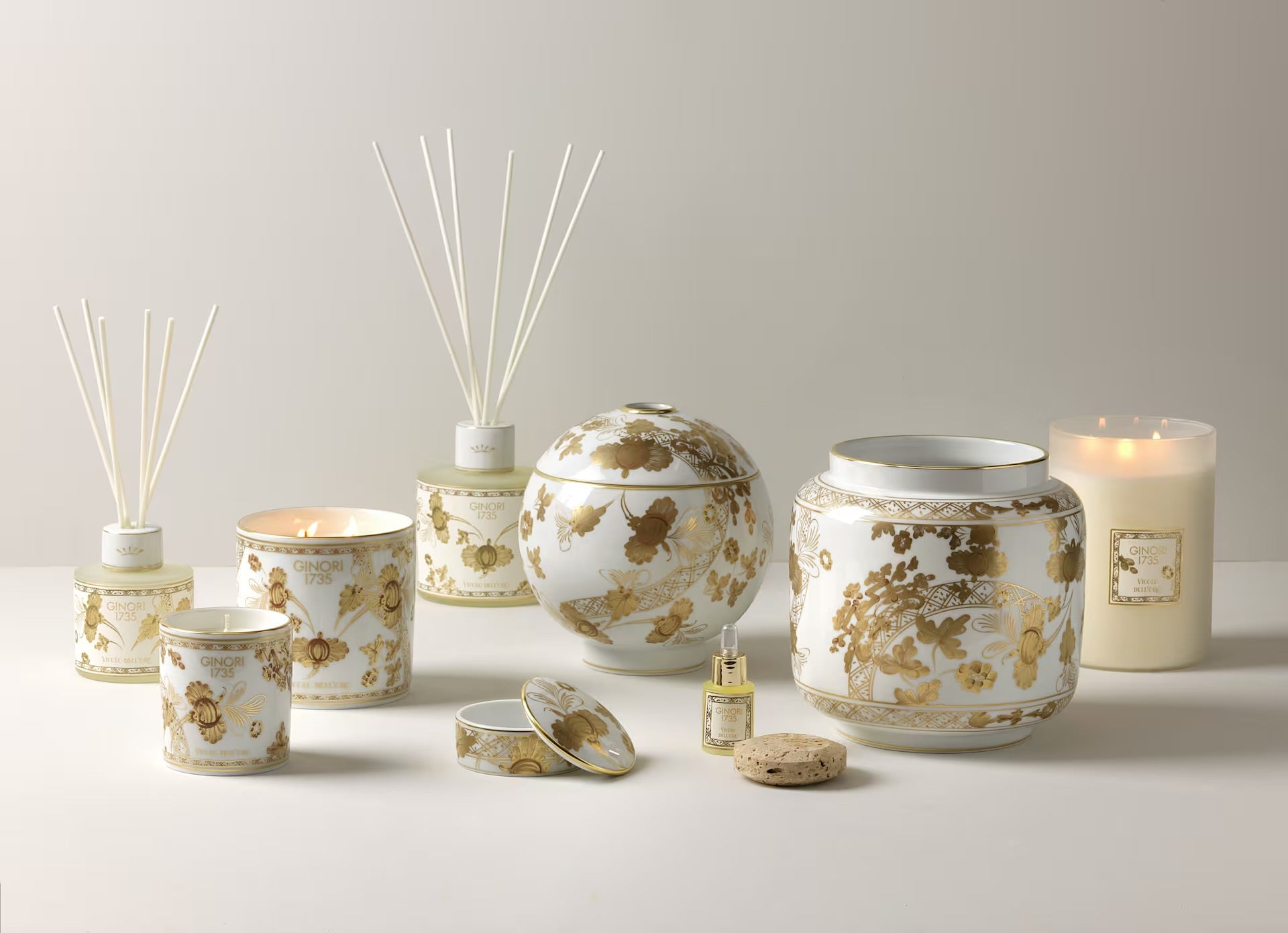 Ginori Oriente Italiano Scented Candle - VICOLO DELL'ORO