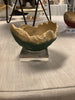 Riverwoods Arts Concrete Bowl - Mini Green/Gold