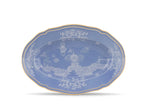 Ginori Oriente Italiano Oval Flat Platter - Pervinca