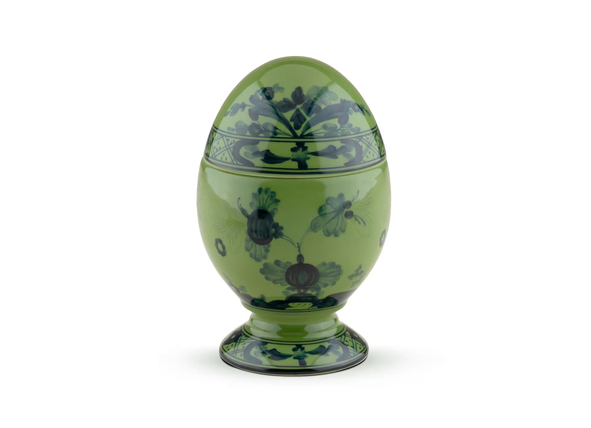 Ginori Oriente Italiano Egg - Malachite