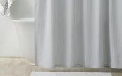 Matouk Matteo Shower Curtain - Deep Navy