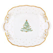 Herend Christmas Tree Square Cake Plate