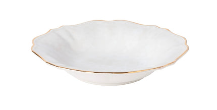 Casafina Impressions Pasta Bowl - White/Gold
