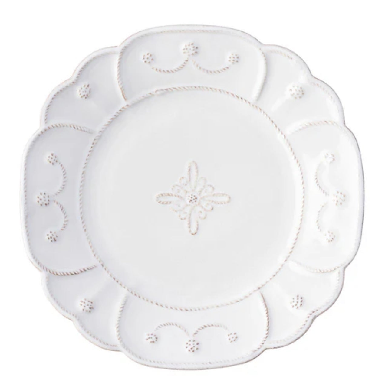 Juliska Jardins du Monde Dessert/Salad Plate - Whitewash