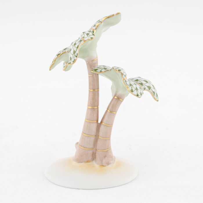 Herend Decorative Palm Tree - Forest Green