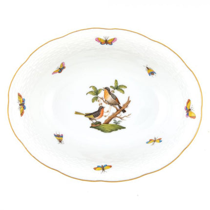 Herend Rothschild Bird Open Vegetable Bowl