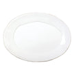 Vietri Lastra Small Oval Platter- White