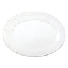 Vietri Lastra Small Oval Platter- White