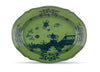 Ginori Oriente Italiano Large Oval Flat Platter - Malachite