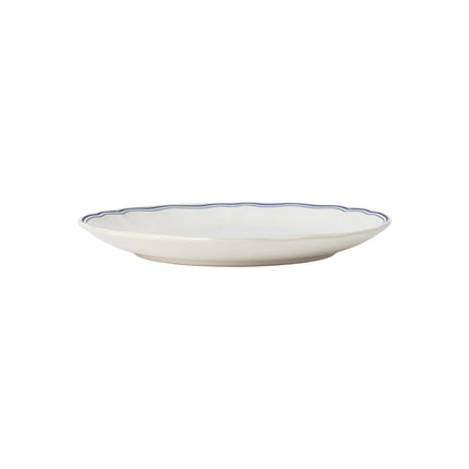 Costa Nova Vila Salad Plate - White/Blue Edge