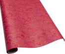 Caspari Marbled Ceramics Fuchsia & Gold Roll Wrap