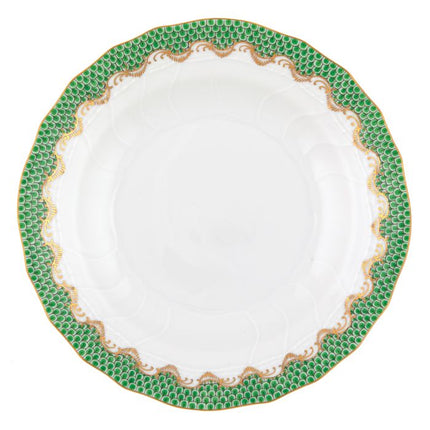 Herend Fishscale Dessert Plate - Jade