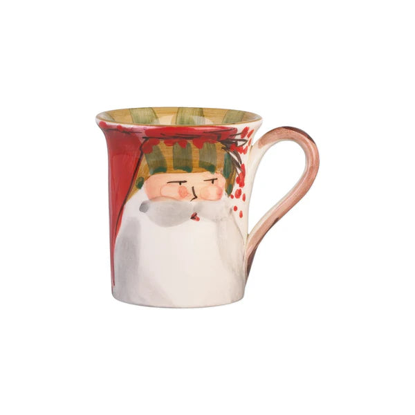 Vietri Old St. Nick Assorted Mug - S/4