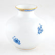 Herend Chinese Bouquet Round Vase - Blue