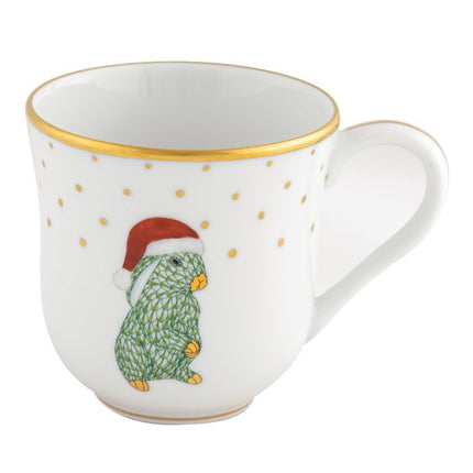 Herend Christmas Mug - Santa Bunny