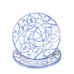 Caspari Algarve Ceramic Blue Paper Dinner Plates