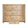 Worlds Away Henry Chest in Burl Wood