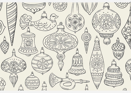 Hester & Cook Christmas Coloring Paper Placemat