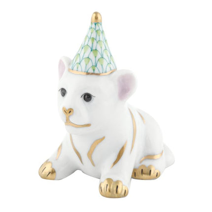 Herend Decorative Party Tiger - Key Lime