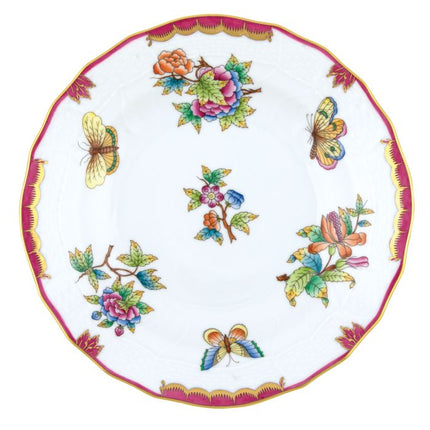 Herend Queen Victoria Dessert Plate - Pink