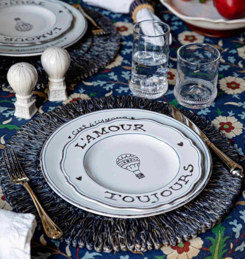 Juliska L’Amour Toujours Hot Air Balloon Salt and Pepper