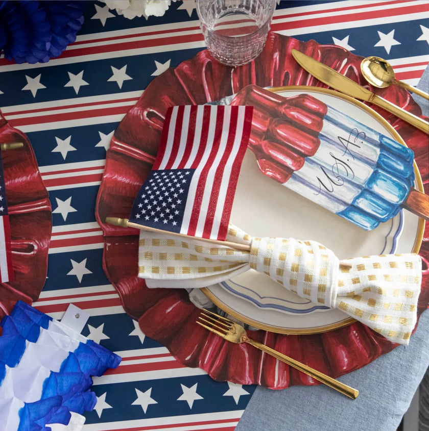 Hester & Cook Die-Cut Star-Spangled Placemat