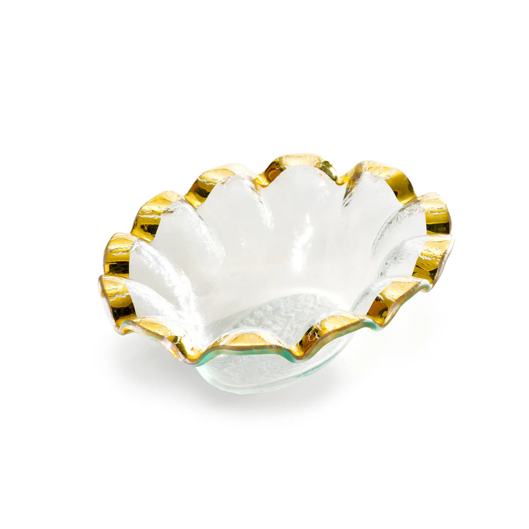 annieglass Ruffle Dip Bowl