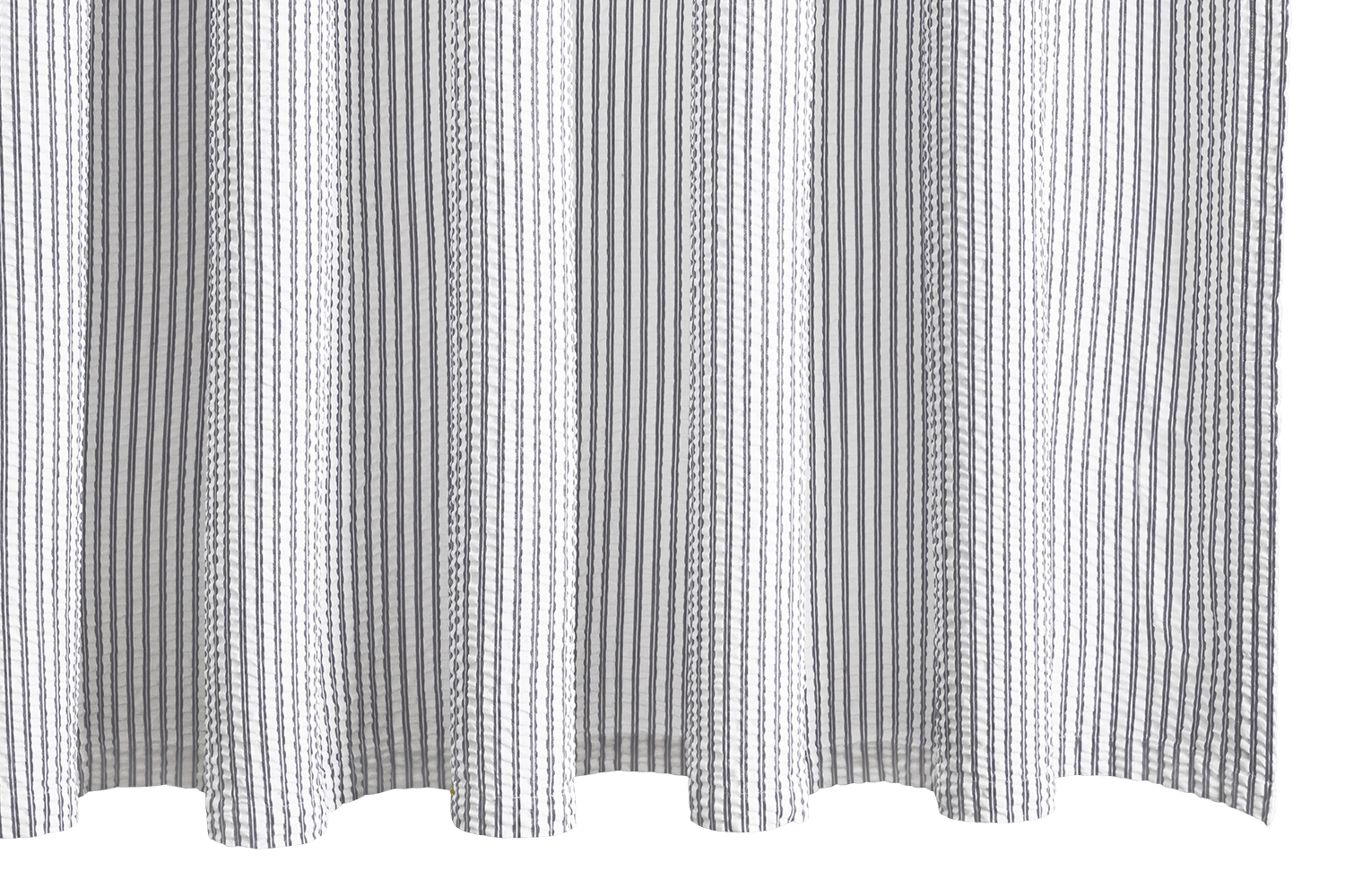 Matouk Matteo Shower Curtain - Deep Navy