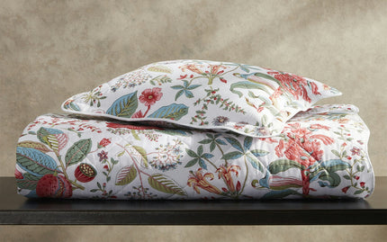 Matouk Pomegranate Duvet - Pink Coral