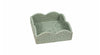 Caspari Rattan Luncheon Napkin Holder - Green