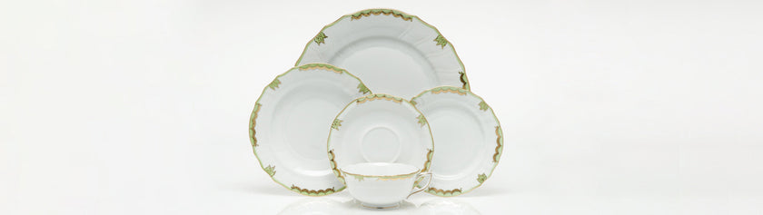 Herend Princess Victoria Service Plate - Green