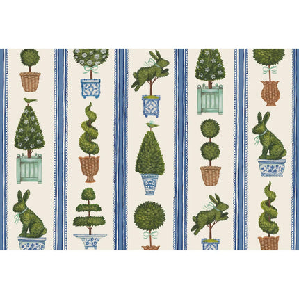Hester & Cook Spring Topiary Paper Placemat