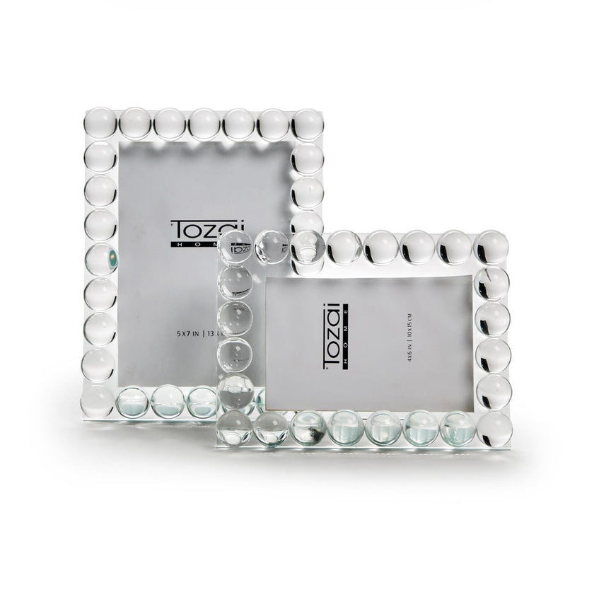 Tozai Bubble Crystal Glass Frame - 5 X 7