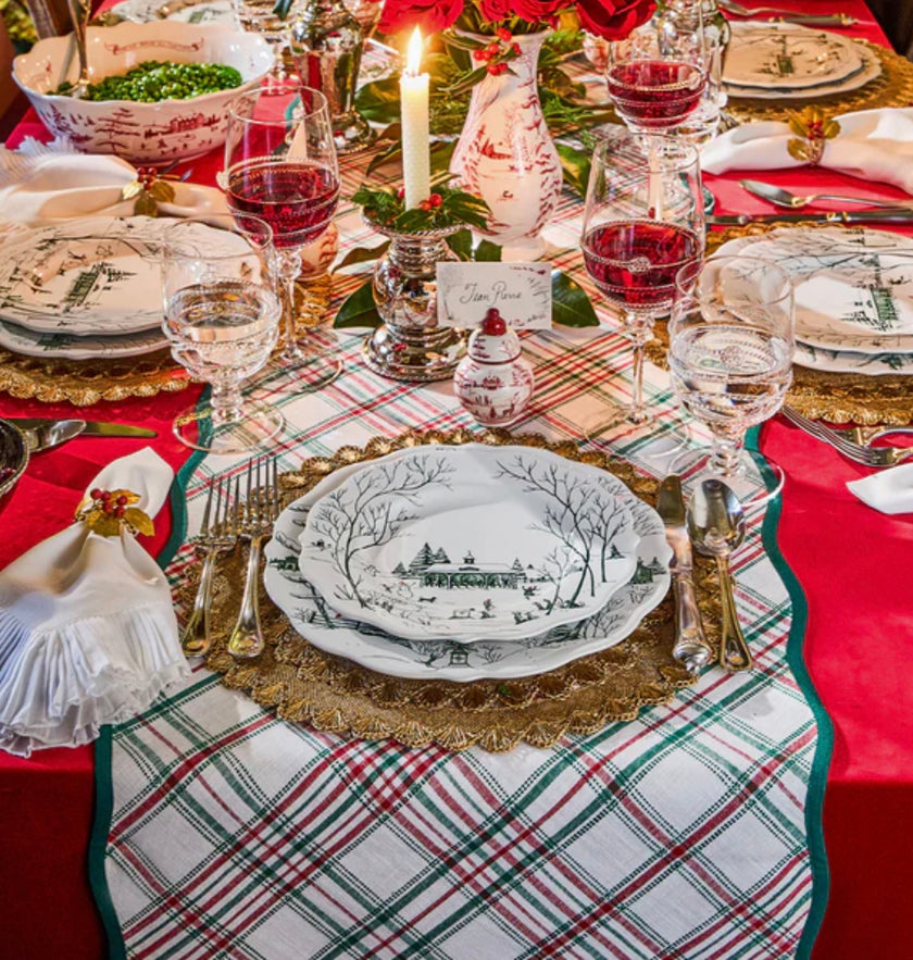 Juliska Country Estate Winter Frolic Dessert/Salad Plate - Evergreen