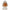 Herend Pepper Shaker Single Hole - Chinese Bouquet Rust