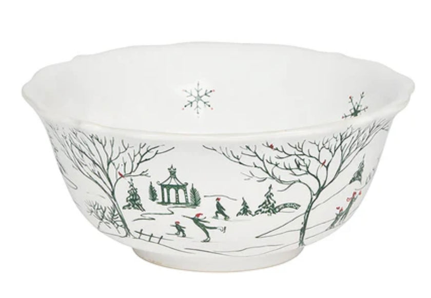 Juliska Country Estate Winter Frolic Cereal/Ice Cream Bowl