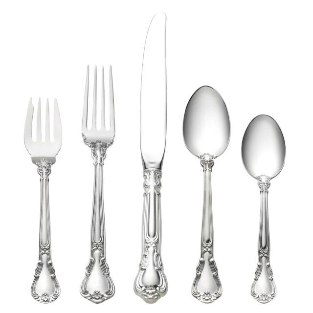 Gorham Chantilly Sterling Flatware- 5 Piece Set
