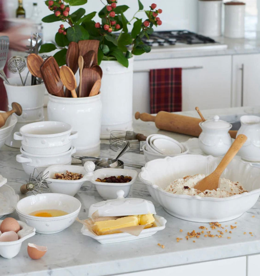 Juliska Berry & Thread Handled Soup Bowl - Whitewash