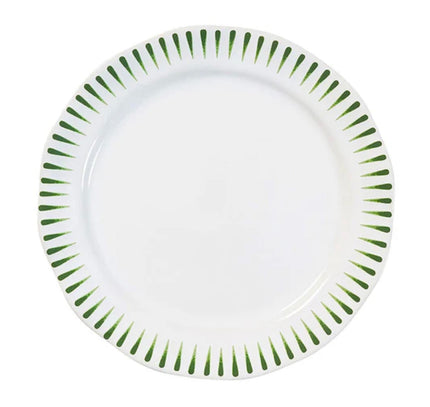 Juliska Sitio Stripe Dessert/Salad Plate - Basil