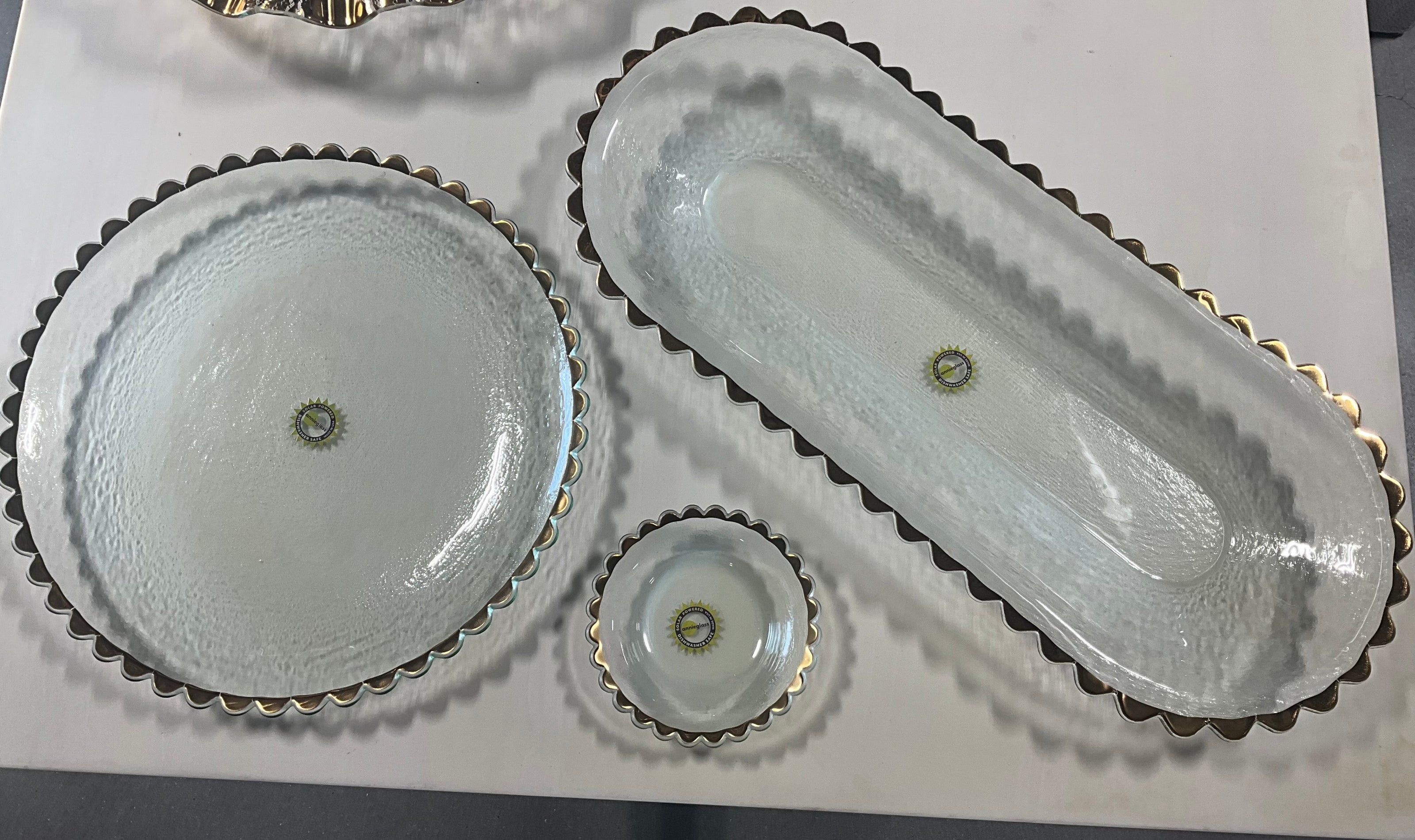 annieglass Sweetie Round Platter