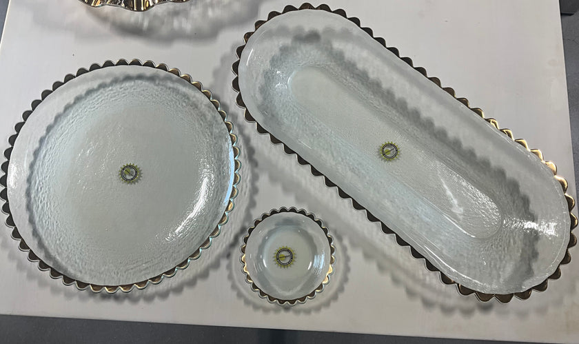 annieglass Sweetie Round Platter