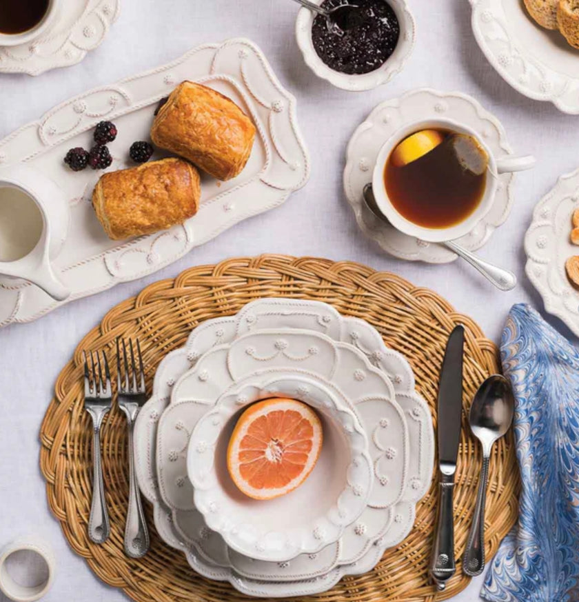 Juliska Jardins du Monde 6” Blossom Bowl - Whitewash