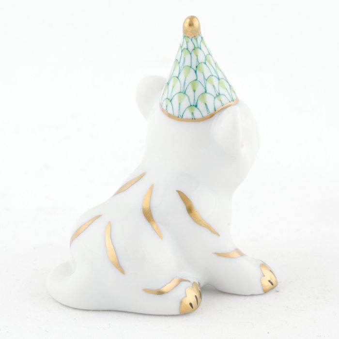Herend Decorative Party Tiger - Key Lime
