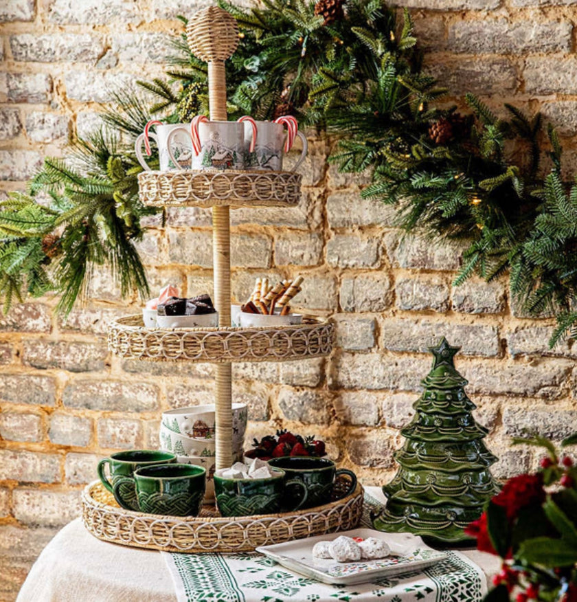 Juliska Berry & Thread Christmas Tree Cookie Jar