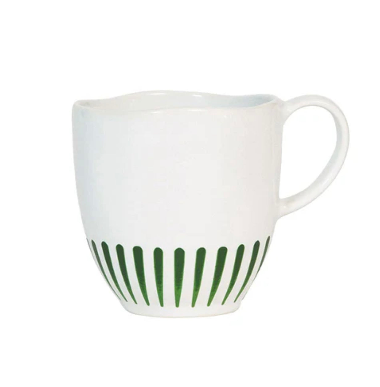 Juliska Sitio Stripe Mug - Basil