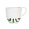 Juliska Sitio Stripe Mug - Basil