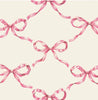 Hester & Cook Pink Bow Lattice Cocktail Napkins